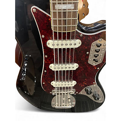 Used Fender SQUIER 6 SATIN BLACK  Electric Bass Guitar