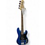Used Fender  SQUIER P BASS  Blue Electric Bass Guitar Blue