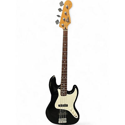 Used Fender SQUIER SERIES JAZZ BASS Black Electric Bass Guitar