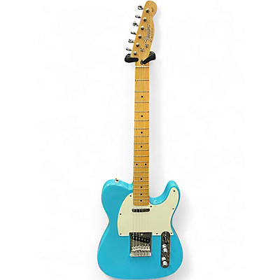 Used Fender SQUIER SERIES TELECASTER Blue Solid Body Electric Guitar