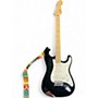 Used Fender SQUIER STRATOCASTER  Black Solid Body Electric Guitar Black