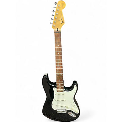 Used Fender SQUIRE SERIES STRATOCASTER Black Solid Body Electric Guitar