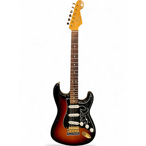 Used Fender SRV Signature Stratocaster 3 Tone Sunburst Solid Body Electric Guitar 3 Tone Sunburst