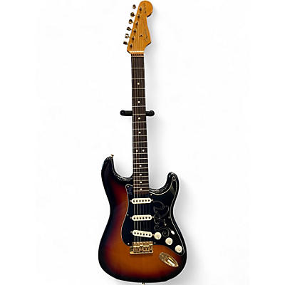 Used Fender SRV Stratocaster Sunburst Solid Body Electric Guitar