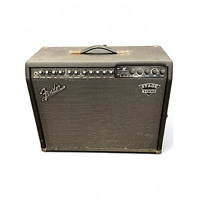 Used Fender  STAGE 1000 100 WATT SOLID STATE COMBO AMP Guitar Combo Amp