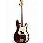 Used Fender STANDARD PRECISION BASS Burgundy Electric Bass Guitar Burgundy
