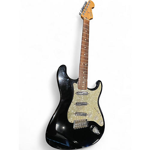 Used Fender STANDARD STRAT Black Solid Body Electric Guitar Black
