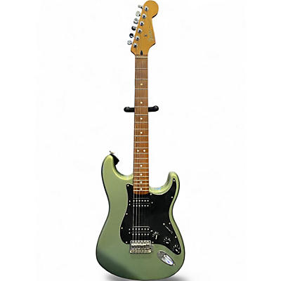 Used Fender STANDARD STRAT HH  Green Solid Body Electric Guitar