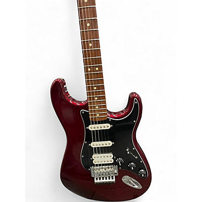 Used Fender STANDARD STRATOCASTER HSS FLOYD ROSE MIDNIGHT WINE Solid Body Electric Guitar