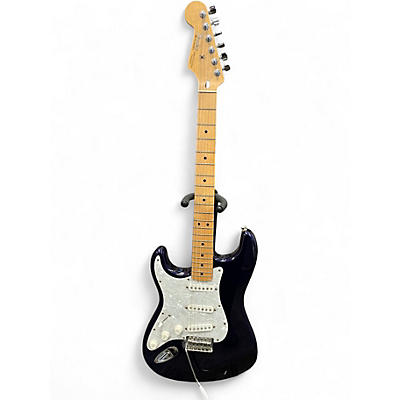 Used Fender STANDARD STRATOCASTER LEFT HANDED Blue Solid Body Electric Guitar