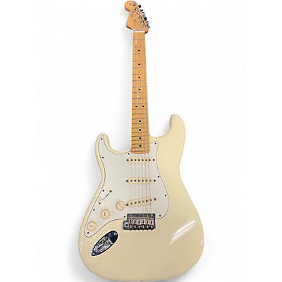 Used Fender STANDARD STRATOCASTER Olympic White Solid Body Electric Guitar