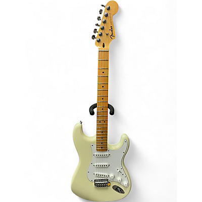 Used Fender STANDARD STRATOCASTER Olympic White Solid Body Electric Guitar