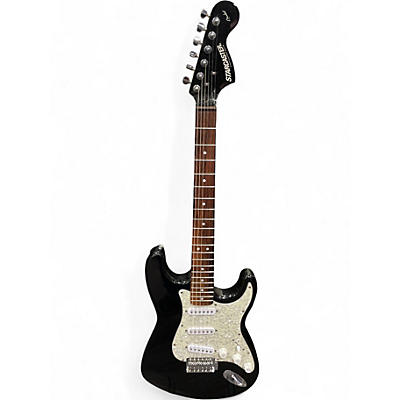 Used Fender STARCASTER STRATOCASTER Black Solid Body Electric Guitar
