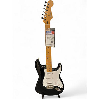 Used Fender STRATOCASTER Black Solid Body Electric Guitar