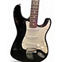 Used Fender STRATOCASTER  Black Solid Body Electric Guitar Black