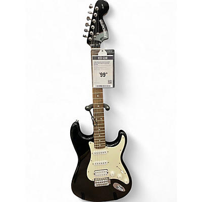 Used Fender STRATOCASTER Black Solid Body Electric Guitar