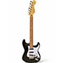 Used Fender STRATOCASTER Black and White Solid Body Electric Guitar Black and White