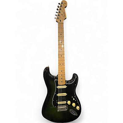 Used Fender STRATOCASTER GREEN Solid Body Electric Guitar