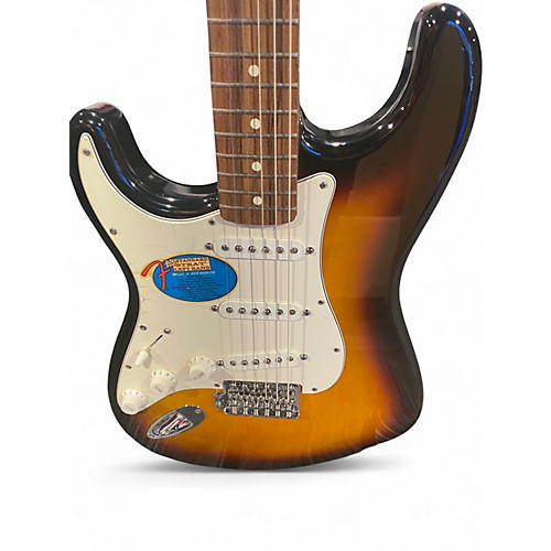 Used Fender STRATOCASTER LEFT HANDED  SUN BURST  Solid Body Electric Guitar SUN BURST