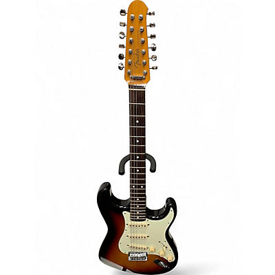 Used Fender STRATOCASTER XII 3 Color Sunburst Solid Body Electric Guitar