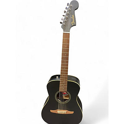 Fender Used Fender STRUMMER CAMPFIRE MATTE BLACK Acoustic Electric Guitar