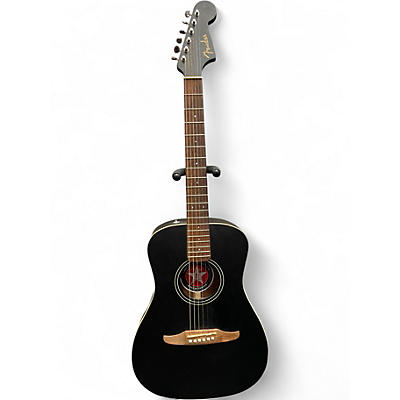 Used Fender STRUMMER CAMPFIRE MATTE BLACK Acoustic Electric Guitar