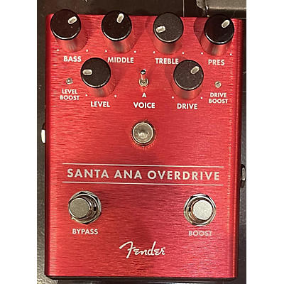 Used Fender Santa Ana Overdrive Effect Pedal