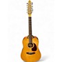 Used Fender Santa Maria Natural 12 String Acoustic Guitar Natural