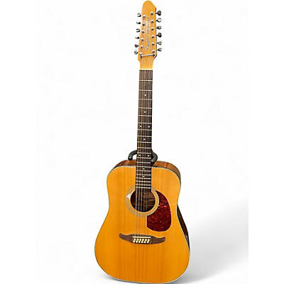 Used Fender Santa Maria Natural 12 String Acoustic Guitar