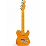 Used Fender Select Carved Maple Top Telecaster Amber Solid Body Electric Guitar Amber