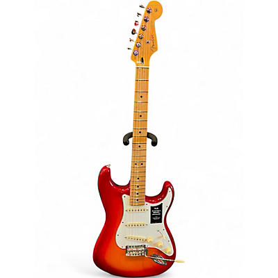 Used Fender Showmaster Red to Black Fade Solid Body Electric Guitar