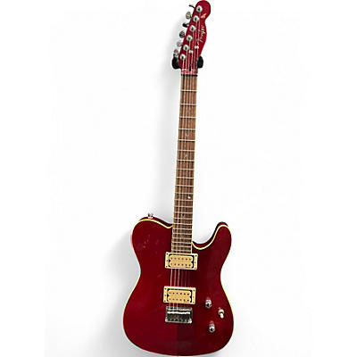 Used Fender Showmaster Telecaster Cherry Solid Body Electric Guitar