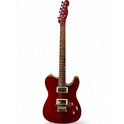 Used Fender Showmaster Telecaster Red Solid Body Electric Guitar