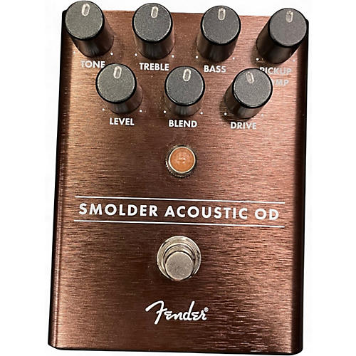 Used Fender Smolder Acoustic OD Effect Pedal