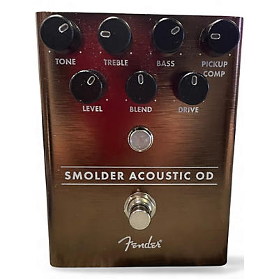 Used Fender Smolder Acoustic Overdrive Effect Pedal