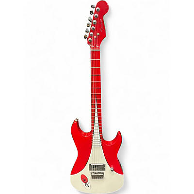 Used Fender So Cal Speed Shop Stratocaster Red & White Solid Body Electric Guitar