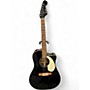 Used Fender Sonoran Black Acoustic Electric Guitar Black