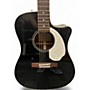 Used Fender Sonoran Black Acoustic Electric Guitar Black