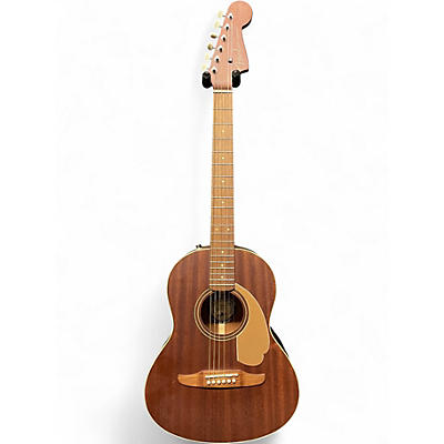 Used Fender Sonoran Mini Natural Acoustic Guitar