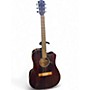 Used Fender Sonoran SCE Black Acoustic Electric Guitar Black