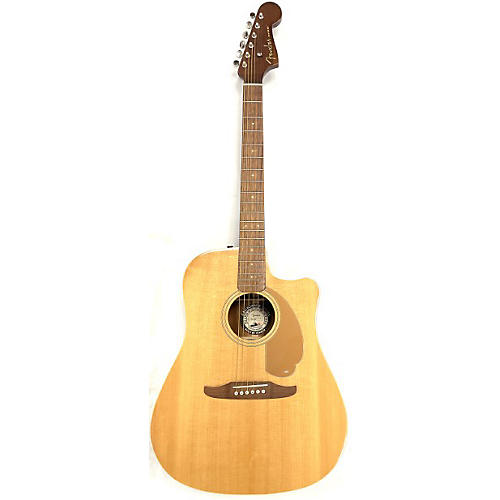 Fender Used Fender Sonoran SCE California Custom Dreadnought Natural Acoustic Electric Guitar Natural