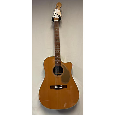 Fender Used Fender Sonoran SCE Natural Acoustic Electric Guitar