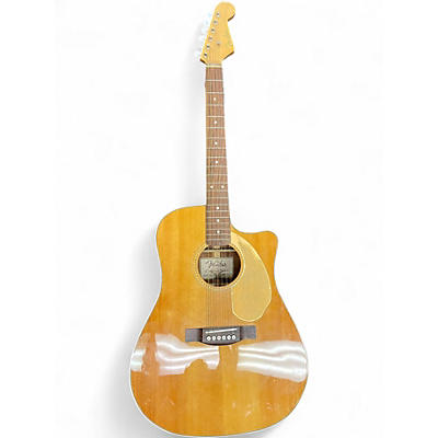 Used Fender Sonoran SCE Natural Acoustic Electric Guitar