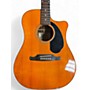 Used Fender Used Fender Sonoran SCE Sunset Orange Acoustic Electric Guitar Sunset Orange