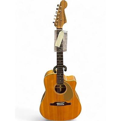 Used Fender Sonoran SCE Wildwood IV Natural Acoustic Electric Guitar