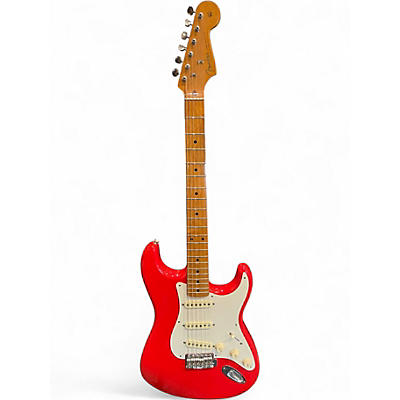 Used Fender Special Edition 50s Stratocaster Rangoon Red Solid Body Electric Guitar