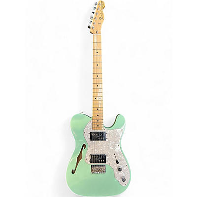 Used Fender Special Edition '72 Thinline Telecaster SURF GREEN Hollow Body Electric Guitar