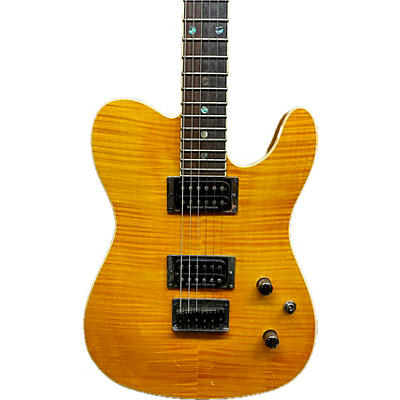 Fender Used Fender Special Edition Custom Telecaster FMT HH AMBER FLAMED MAPLE Solid Body Electric Guitar