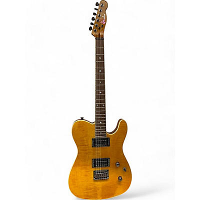 Fender Used Fender Special Edition Custom Telecaster FMT HH Amber Solid Body Electric Guitar