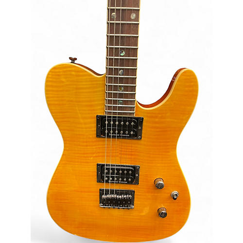 Used Fender Special Edition Custom Telecaster FMT HH Amber Solid Body Electric Guitar Amber